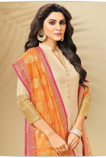 Candy Banarasi Silk Designer Salwar Suit 