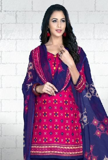 JK Glamours Vol 3 Printed Cotton Dress Material