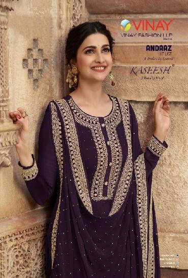Vinay Fashion Andaaz Embroidery Salwar Kameez Catalog